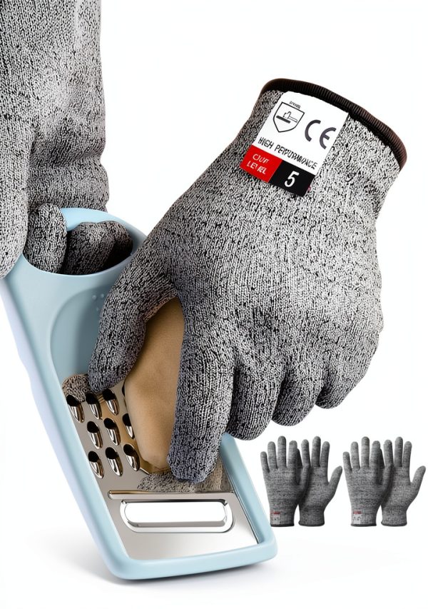 Tesuchan Cut Resistant Kitchen Gloves Unisex Anti‑Slip Large Original-0