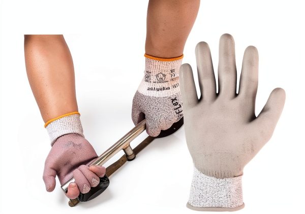 Ergodyne Cut-resistant Gloves A3 PU Coated Gray Large Unisex-3