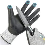 Kebada Cut Resistant Gloves A2 Coated Touchscreen Model C2 Large-0