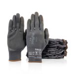 HyFlex 11-840 Ergonomic Nitrile Foam Gloves Ansell Black Size 9-0