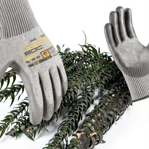 COOLJOB A6 Cut Resistant Safety Work Gloves 12/120 Pairs with Grip-1