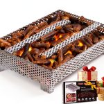 5" x 8" Pellet Smoker Tray by 3 BUZZLETT for Gas & Charcoal Grills-0